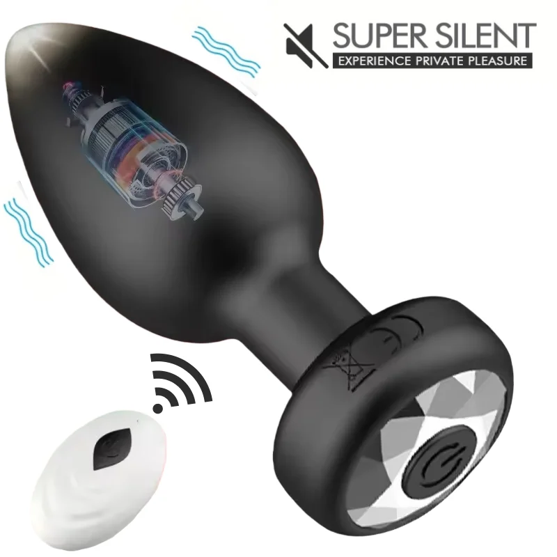10-geschwindigkeiten Anal Plug Vibrator Fernbedienung Butt Plug Männer Prostata Massage Weibliche Masturbator Erwachsene Sex Spielzeug für Frauen Männer Homosexuell