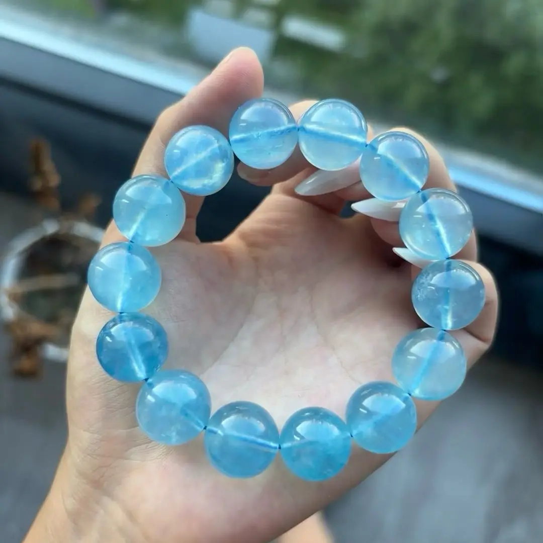 

Houhai Blue Treasure Браслет для женщин Ice Type Magic String Color Crystal Supplement