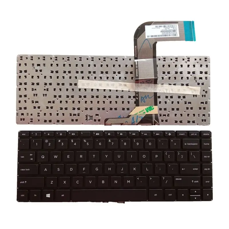 

Keyboard For HP Pavilion 14-v 14-v140la 14-v150la 14-v203la 14-v204la 14-v208la black Without frame