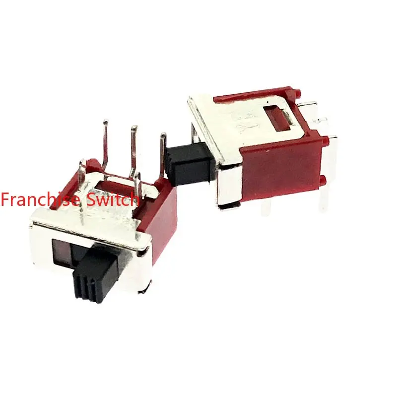 10PCS TS-6S-Q-H Toggle Switch, Bend The Foot, Dial 3/5  And Slide For 1.5A In 2nd Gear.