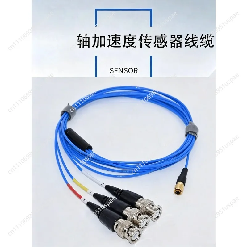Triaxial Acceleration Sensor Cable PCB356A Series Sensing Triaxial Cable 1/4-28 UNF to BNC