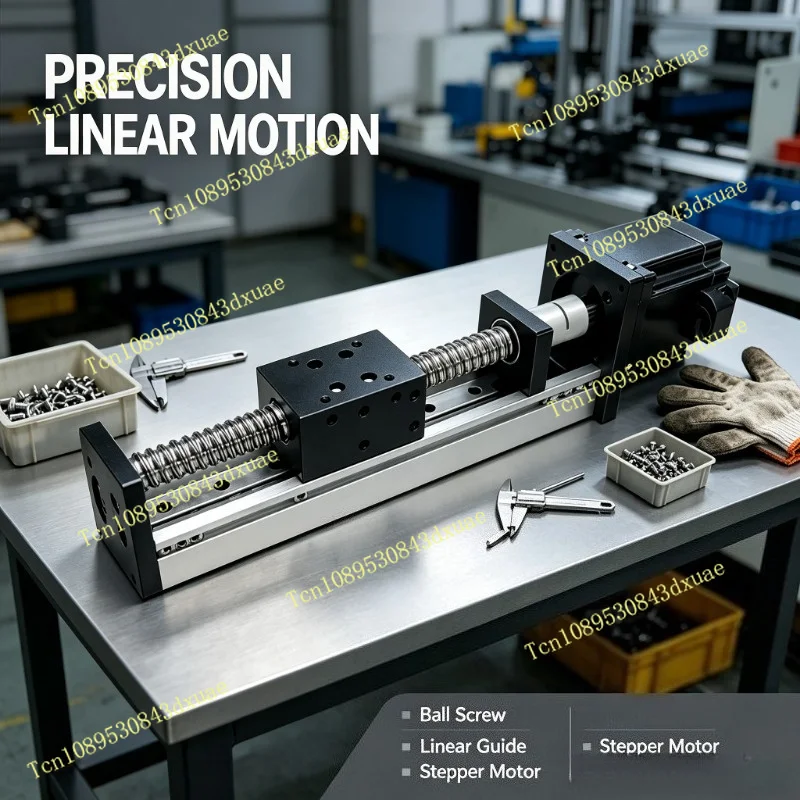 SGX Slide Module Ball Screw Single Rail Stepping Motor Reciprocating Front and Back FSL Linear Lifting Cross Platform