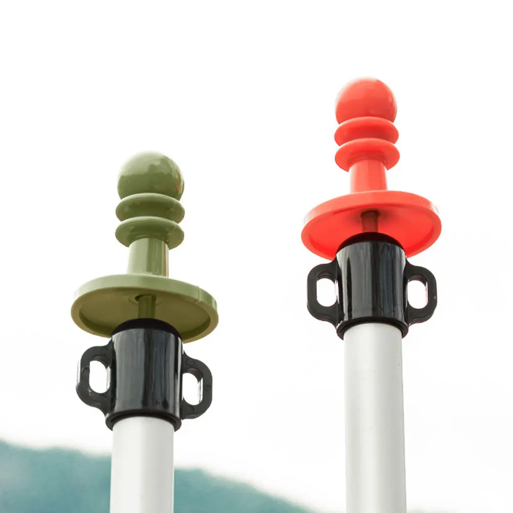 

6pcs Tent Accessories Durable TPU Anti thunder Cap Protective Hat Outdoor Camping Safety Hat Thunder Protection