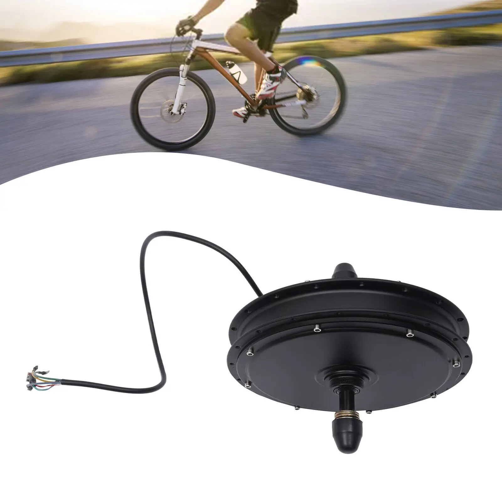 Brushless Hub Motor for Electric Bike, Rear Wheel Conversion, High Speed, Electric Bicycle, 36V, 500W