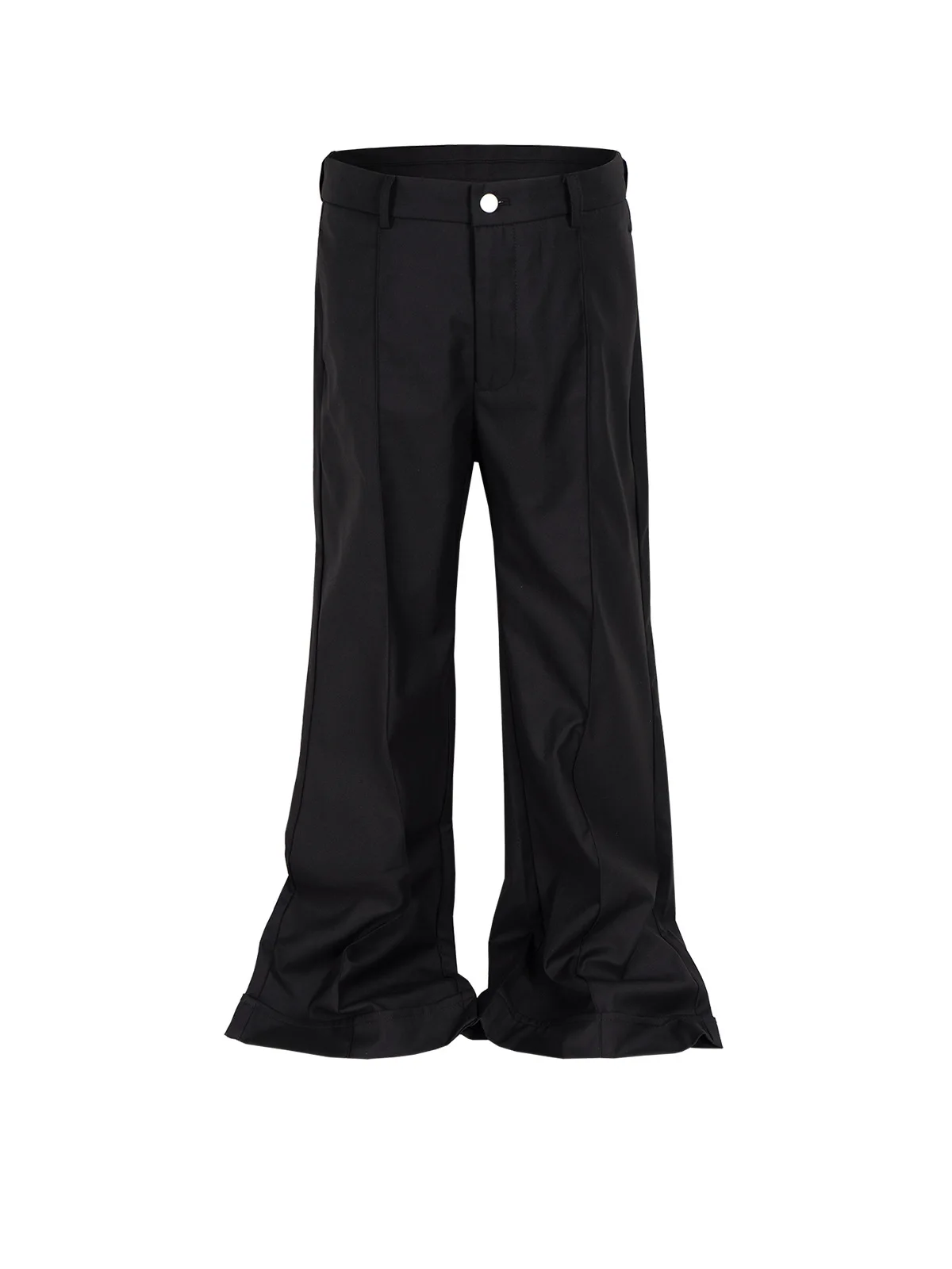 MIJKO American Style Suit Flare Pants Men Solid Pocket Zipper Fashion Trend Casual Loose Straight Wide Leg Trousers DC/C857/73