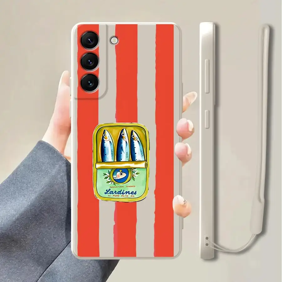 Phone Cover Case for Samsung Galaxy A22 A52 A16 A36 A26 A13 A14 A51 A15 A11 A12 A34 A24 A35 Color Fish Funny