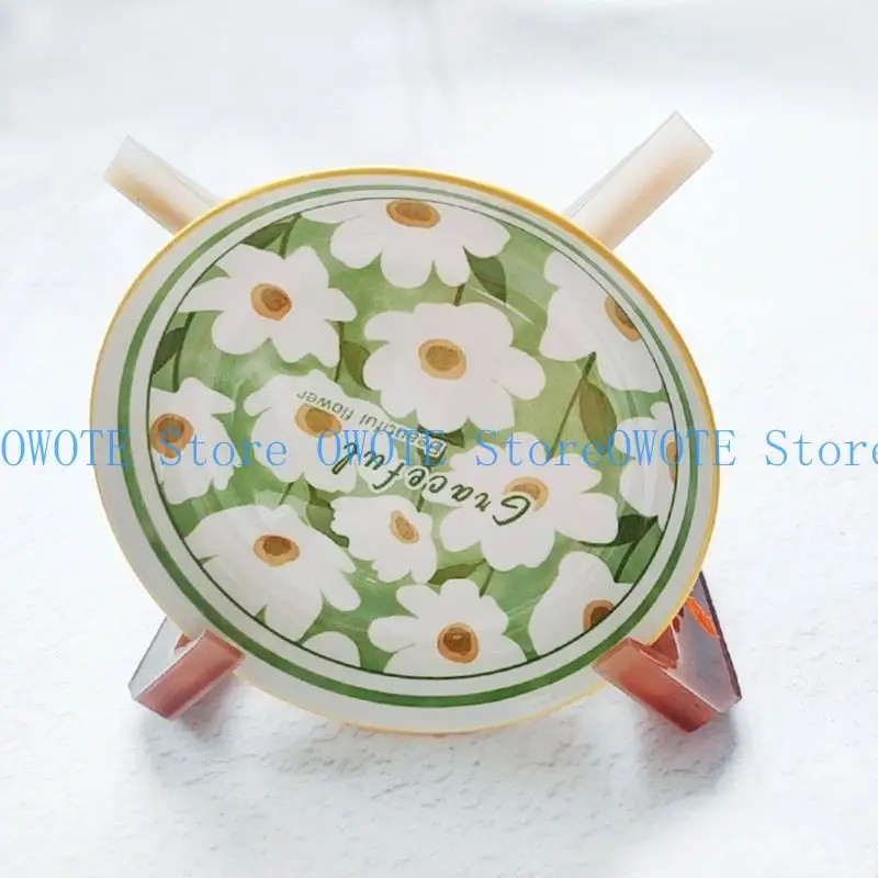 

652F Durable and Reliable Silicone Plate Display Stand Mold for Long-Term Use Perfect for Crafters and DIY Enthusiasts