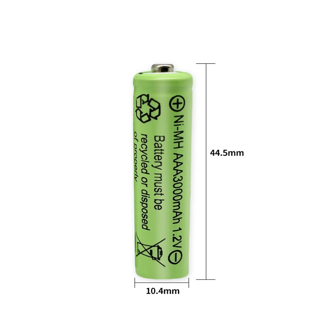 1.2V 3000 MAh NI MH AA Pre-cargado Bateras Recargables NI-MH Recargable AA Batera Para Juguetes Micrfono De La Cmara