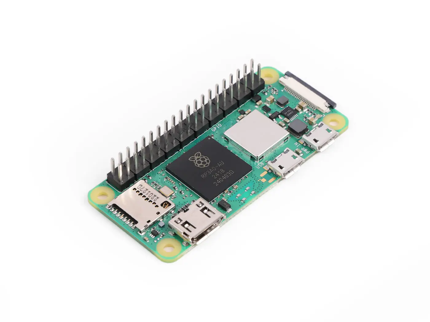 Computer a scheda singola Raspberry Pi Zero da 2 W con intestazione (con CPU quad-core, Bluetooth 4.2, BLE, antenna integrata, ecc.)