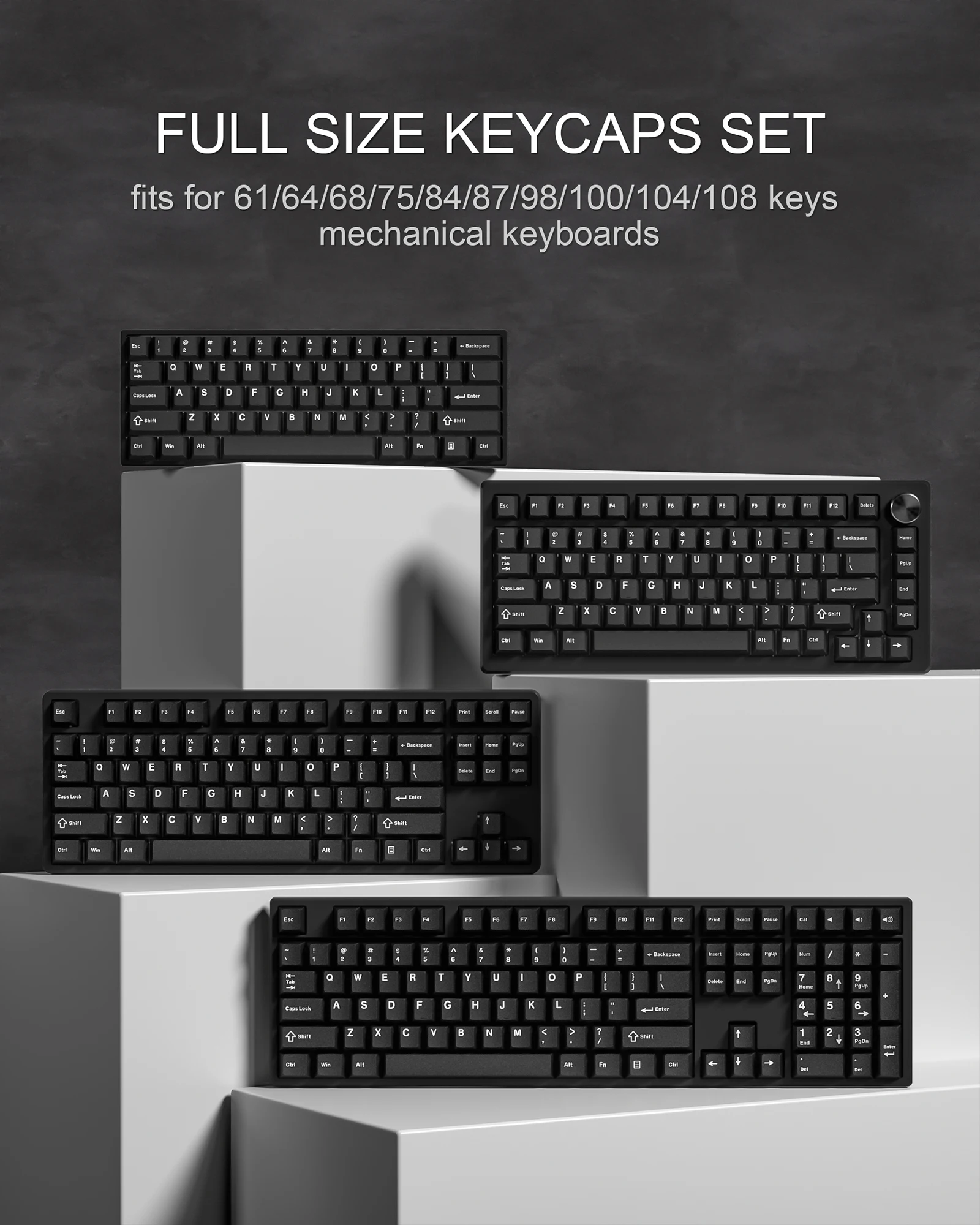 2026 جديد 133+ مفاتيح ريترو أسود PBT Keycap مزدوج النار الكرز الشخصي مفتاح قبعات لمفاتيح Cherry MX لوحة المفاتيح الألعاب الميكانيكية