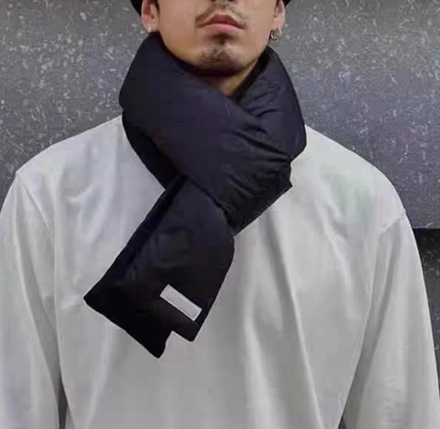 nanamica-optoelectronic-function-windproof-splicing-warm-double-sided-down-scarf-scarf