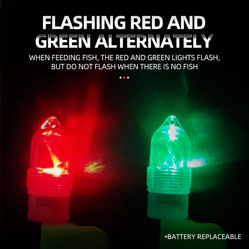 Alarma de picada LED con campanas gemelas para pesca nocturna - imagen 5