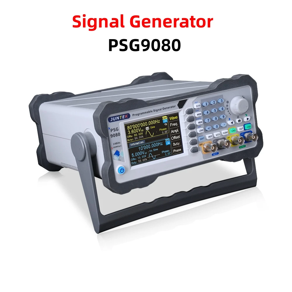 Programável Controle Digital Dds Dual-channel Waveform Arbitrária Medidor de Freqüência Função Gerador de Sinal Psg9080 80m