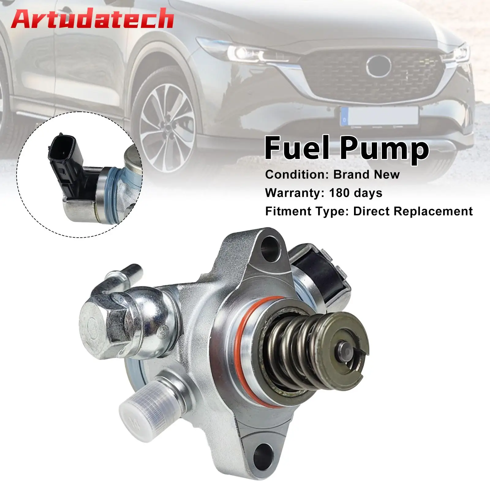 

Топливный насос высокого давления Artudatech PYFB-20-3F0, подходит для Mazda CX-3 2.0L 2019-2021 CX-30 CX-5 3 6