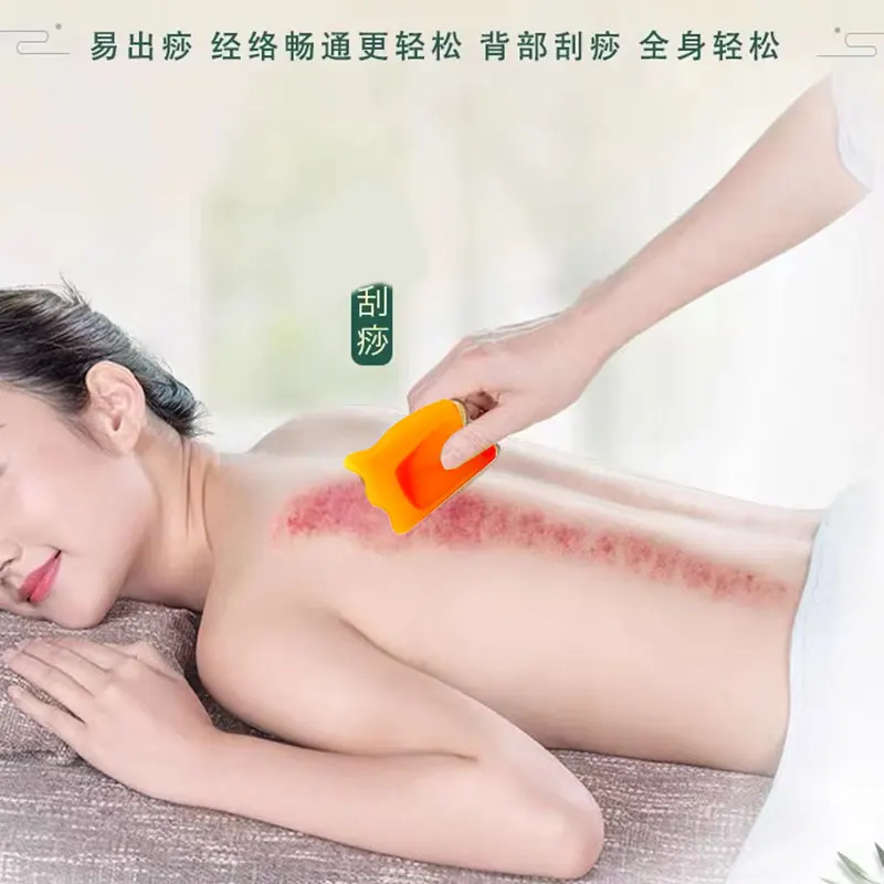 Duża butelka oleju do masażu z piołunem i imbirem, do ciała, twarzy, na meridiany i do Gua Sha, rozgrzewający