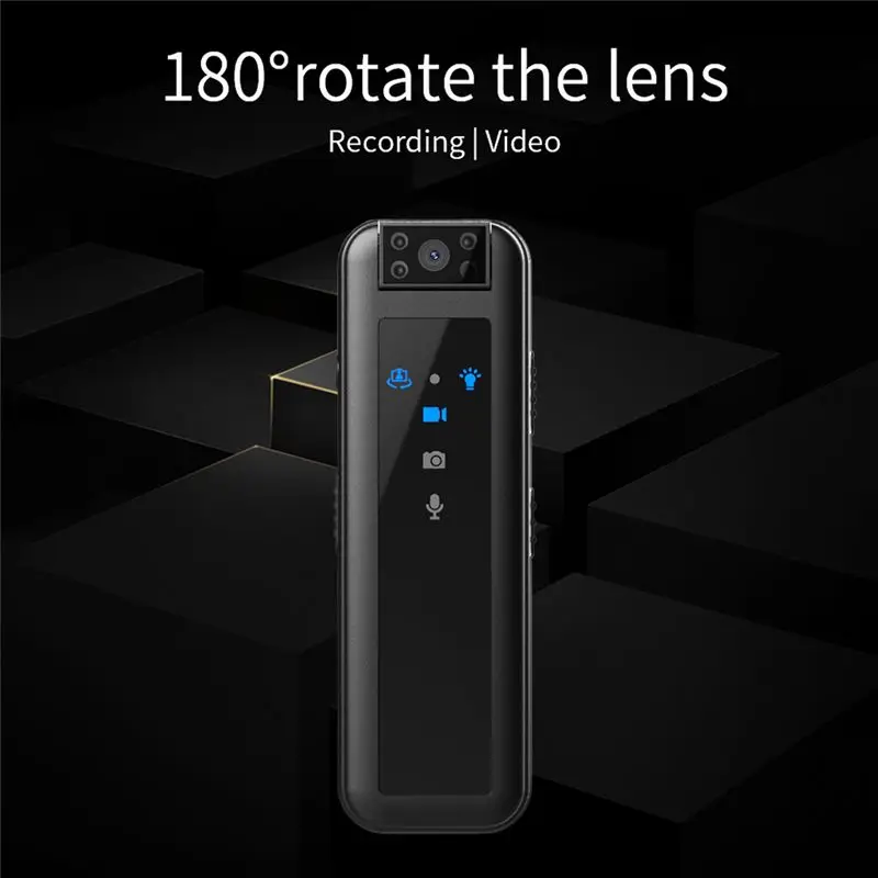AY14 -HD1080P Infrared Night Vision Mini Recorder Camera Wearable Camera Car DVR Home Pet Camera Outdoor Body Camera view 6