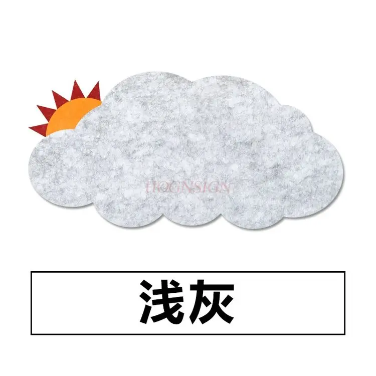 1 قطعة لوحة خشبية ناعمة صورة جدار لون ورأى مجلس سحابة الشمس ورأى الجدار ملصق الديكور الإبداع المدرسي