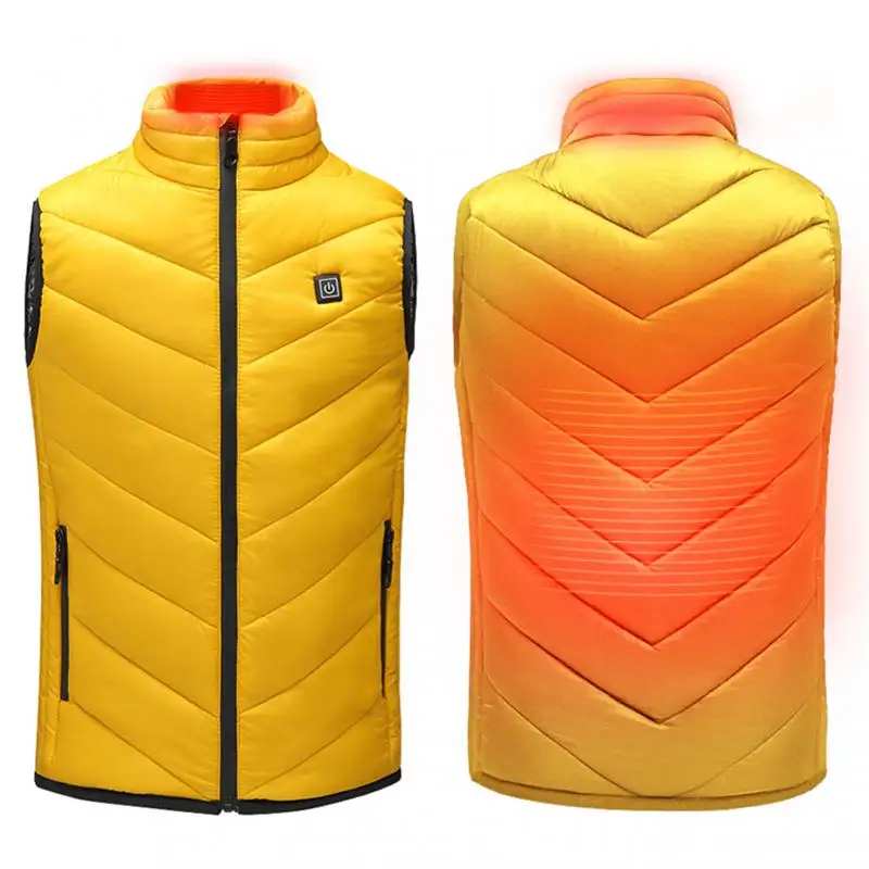 

1Pcs Heated Vest Children Electric Heating Vest USB Heated Jacket Heated Vest Bodywarmer Heated Down Jacket Winter