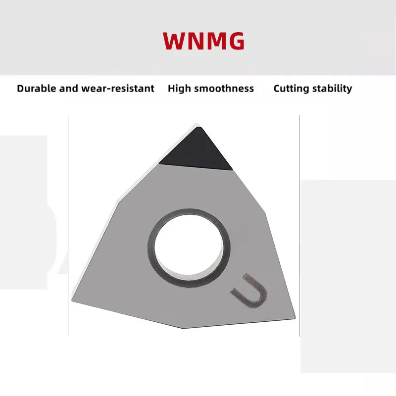 1PC WNMG080402 WNMG080404 WNMG080408 Internal Turning Insert PCD CBN CNC Lather Cutter Tool