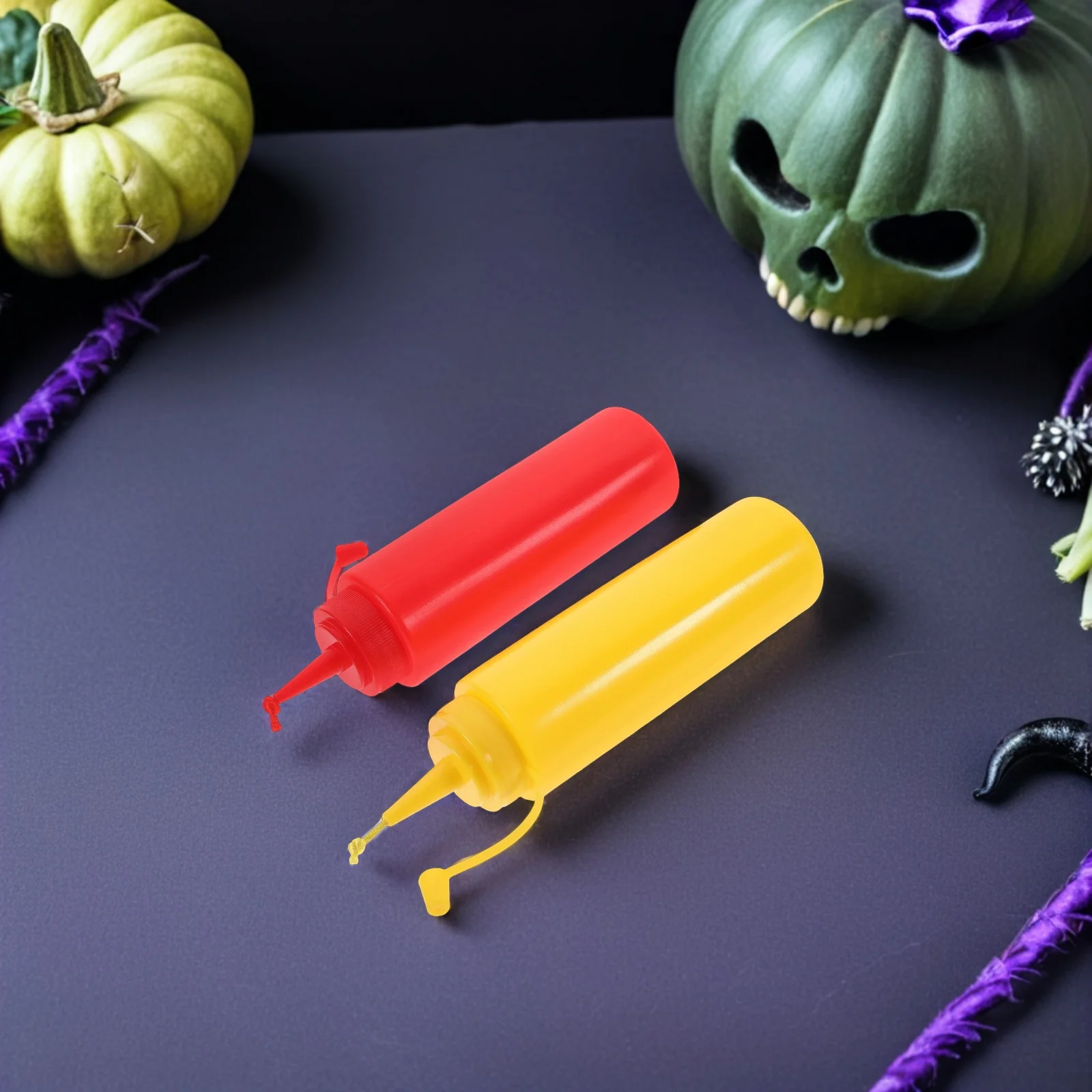 

4 PCS Spoof Ketchup Toy Fake Prank April Fool's Day Fools Party Supplies False Bottle