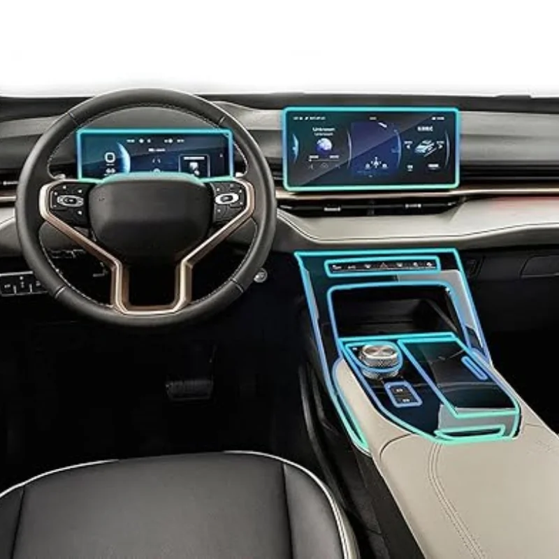 

Car Central Control Navigation Panel Protective Film TPU For Haval H6 3rd Gen 2021-2024 Car Interior Accessories