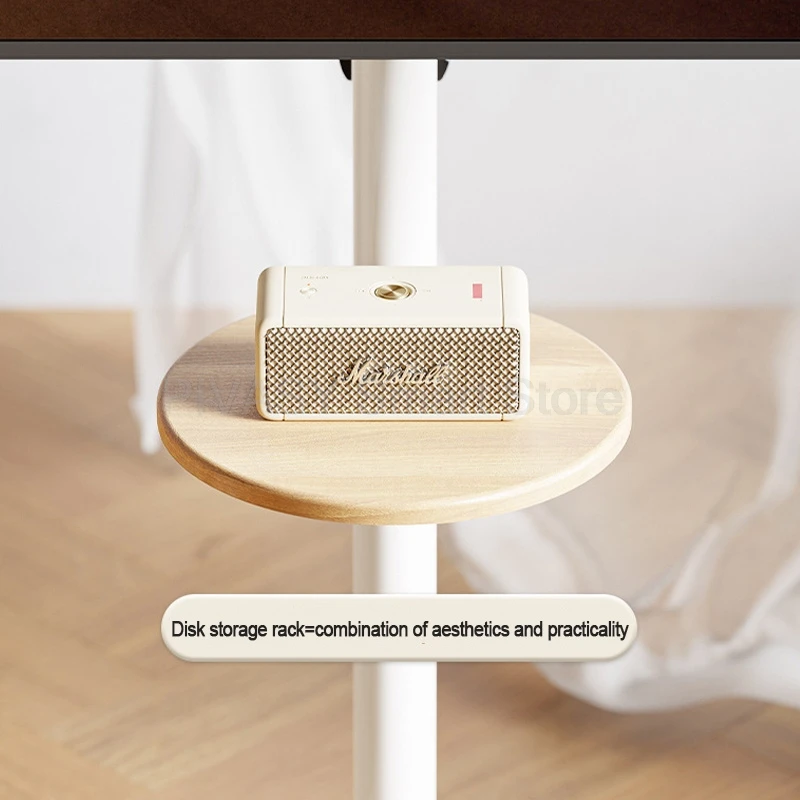 14-43 インチテレビスタンドホルダーポータブルフロアクレードルユニバーサルスクリーンディスプレイ吊りブラケット回転移動スタンドリビングルーム用