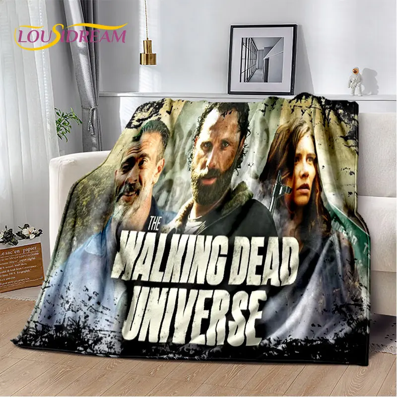 The Walking Dead Horror Soft Plush Blanket,Flannel Blanket Throw Blanket for Living Room Bedroom Bed Sofa Picnic Cover Bettdecke