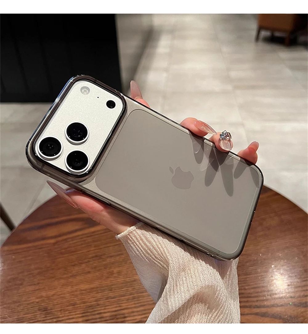 Ultradünne Transparente HD-Hartschalenhülle für iPhone 18 17 Pro Max Air 16 15 14 13 12 Plus Schlanke Einfache Klare Matte Frosted Hülle – Detail 15