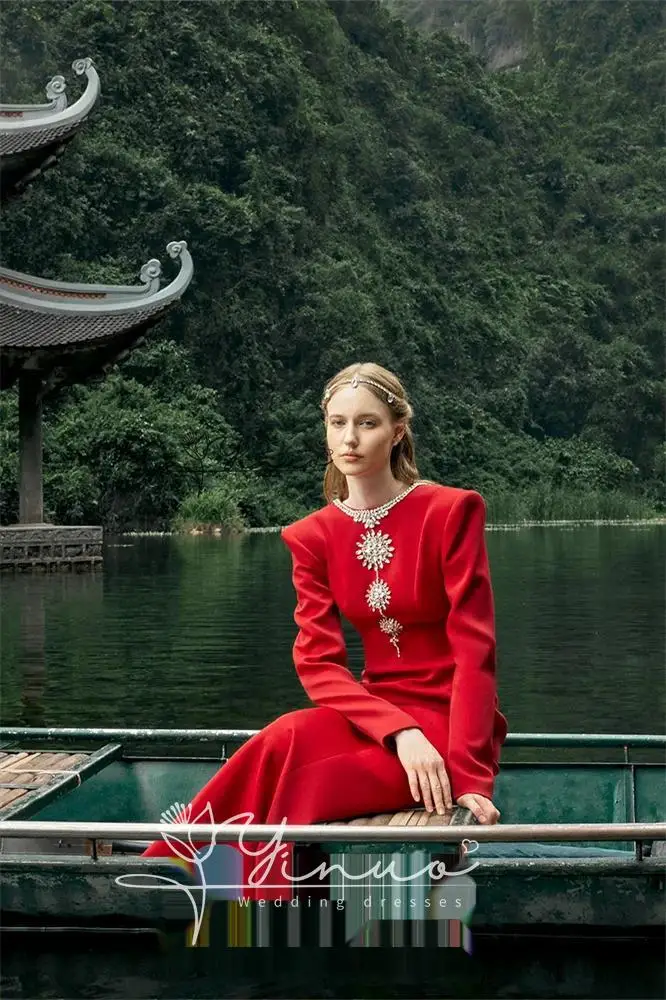 Elegante Feestjurken Vrouwen A-Lijn Ronde Ronde Avondjurken Voor Speciale Gelegenheden Lange Formele Jurken Voor Dubai