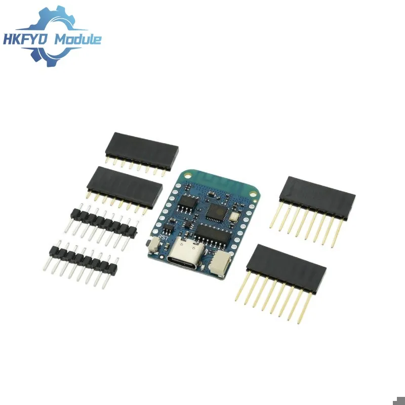 D1 Mini V4.0 ESP8266 WiFi Development Board Module Type-C USB Serial Port Interface 3.3V 5V 4MB Flash 80/160MHz