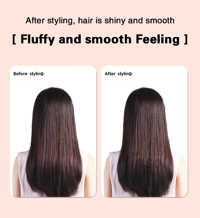 TINSOL 2-in-1 Professioneller Haarglätter Lockenstab, Negativ-Ionen-Conditioner mit LCD-Haarglätter mit breitem Panel – Detail 10