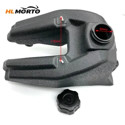 Motorcycle Gas Fuel Tank With Petcock For 47/49CC Mini Quad ATV Dirt Bike TaoTao Kazuma Hensim 50cc Chinese Quad 4 Wheeler