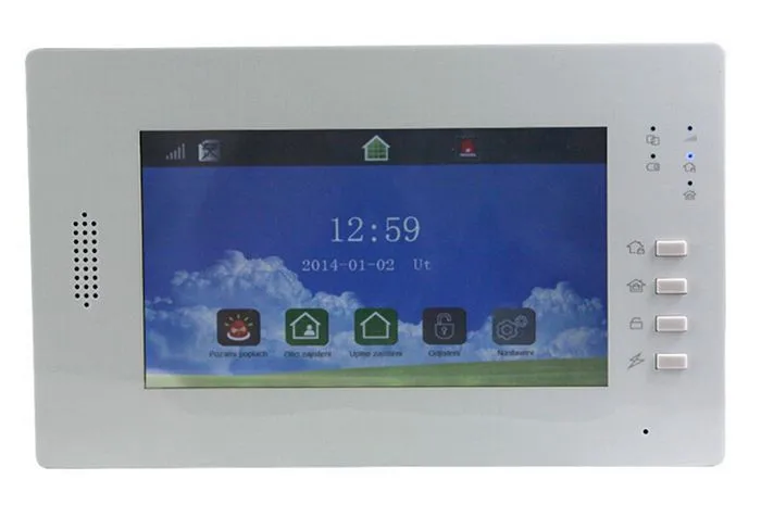 Full Touch Screen Wireless Alarm System 868mhz gsm+pstn alarm with Professional manufacturer