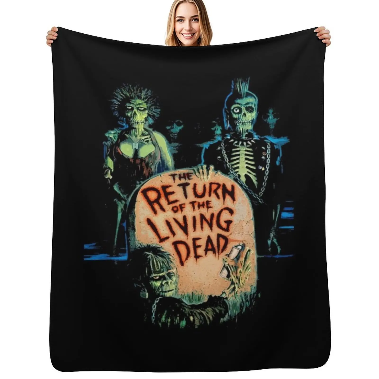 The Return of the Living Dead Gift For Fans, Gift For Men and Women, Gift Halloween Day, Thanksgiving, Christmas D Throw Blanket