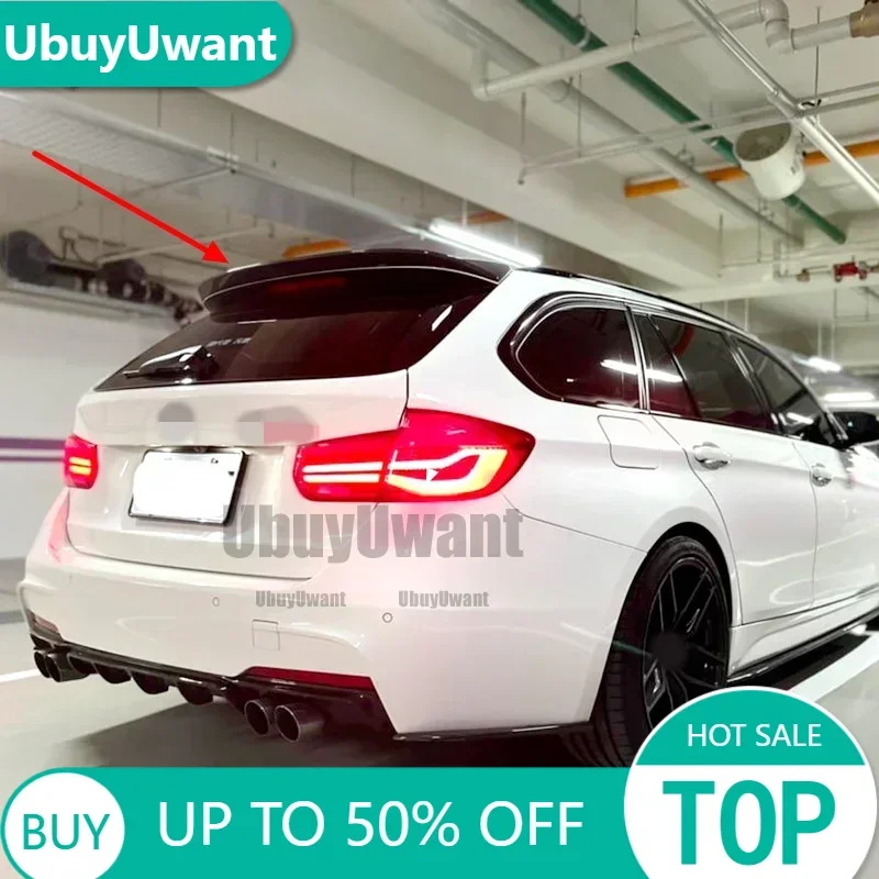 For BMW F31 3 series Wagon 320i Touring Wholesale Carbon Fiber Rear Trunk Lid Car Spoiler Ducktail Lip Wings 2013-2018