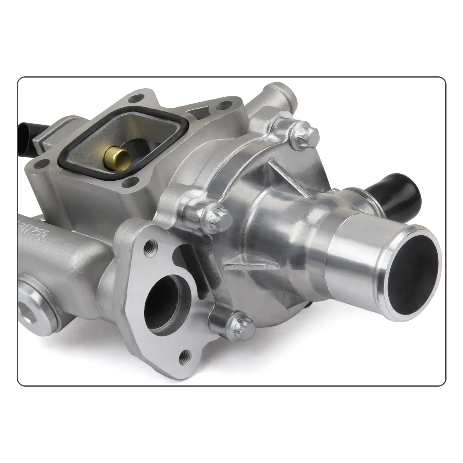 Aluminum Coolant Thermostat and Housing Assembly 25192228 55564890 55577284 55579951 96984103 for Chevy Cruze, Limited, Trax