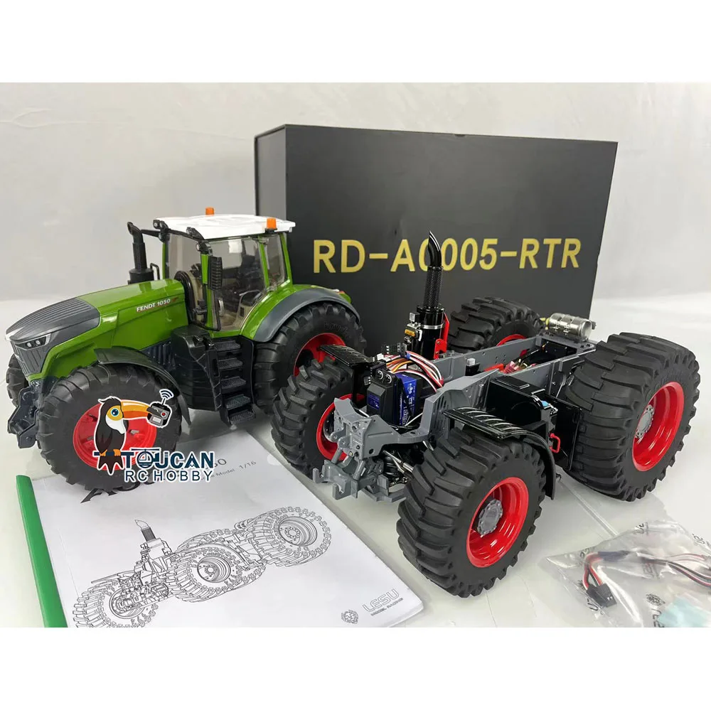 

LESU 1/16 RC Metal Assembled Chassis 4X4 Model with Differential Lock for 1050 Remote Control Tractors DIY Vehicle Car Model