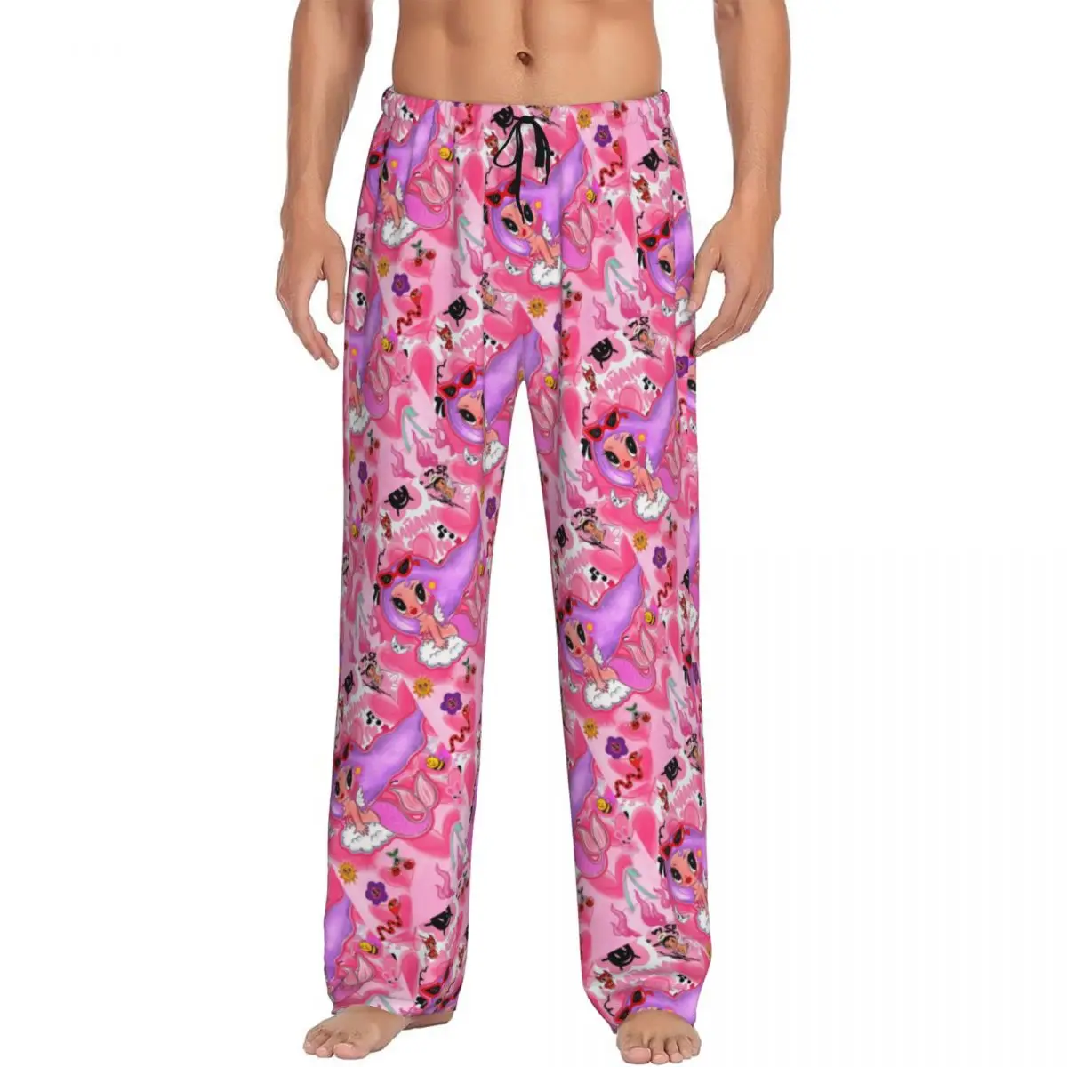 

Custom Men Singer Karol G Pajama Pants Print Sleep Sleepwear Bottoms with Pockets