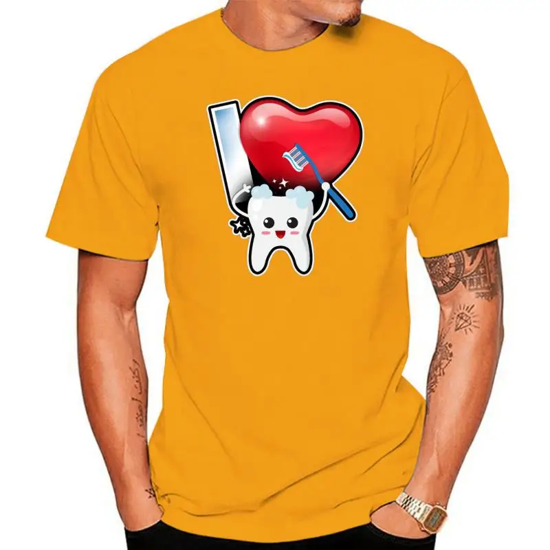 Casual I Love Tooth Dentist Gift Tshirt For Men Comic Plus Size S-5xl Cool Women T-Shirts Hip Hop