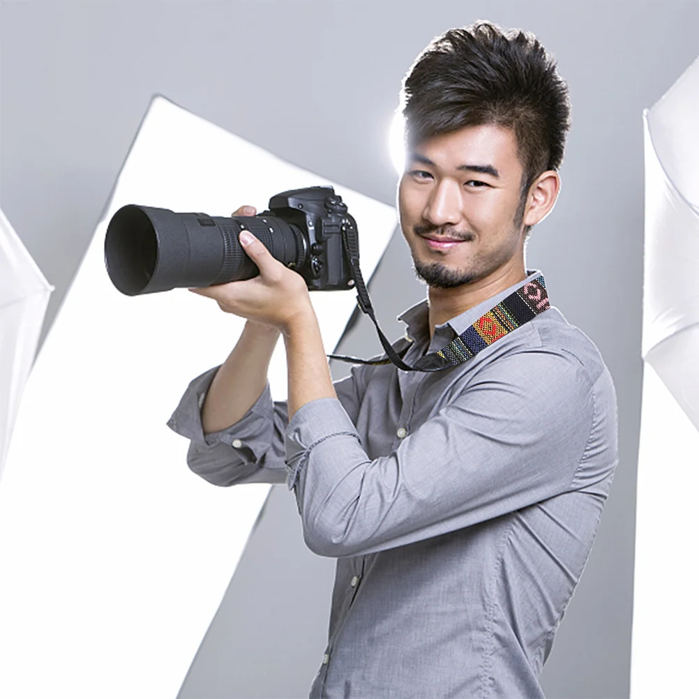 

Adjustable Camera Shoulder Strap for Dslr Breathable Material Secure Fit Creative Design Gift for Photography Lovers