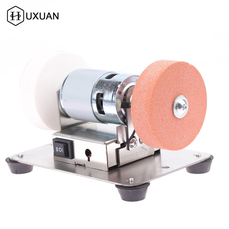 

100 Вт двойная шлифовальная машина, искусственный фактор, микромотор, крупная и тонкая полировка, электрический шлифовальный круг, шлифовальный камень Grindig