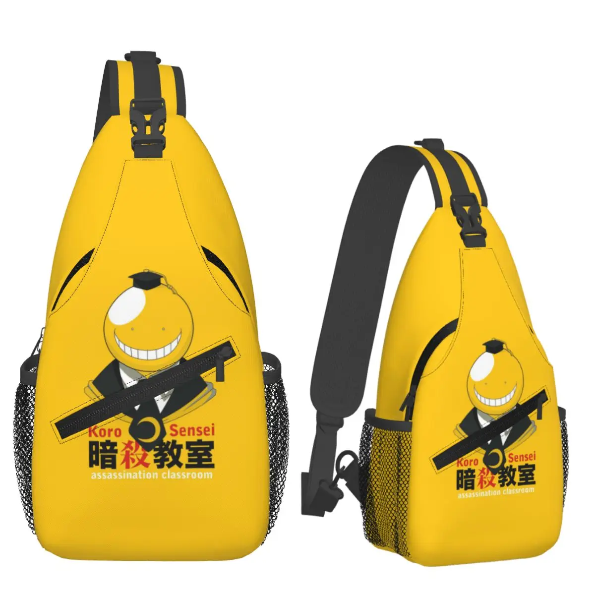 

Нагрудная сумка Assassination Classroom Octopus Koro Sensei, мужской рюкзак через плечо на слинге, нагрудная сумка, дорожный походный рюкзак, сумка на плечо