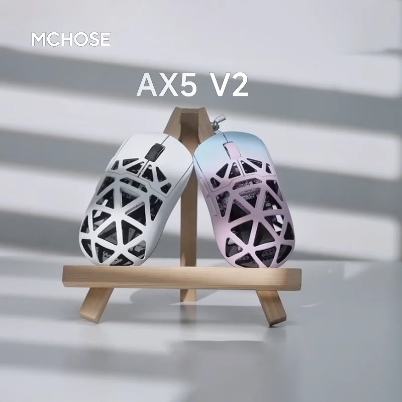 

Mchose Ax5 V2 Magnesium Alloy Wireless Gaming Mouse Bluetooth Three-Mode Paw3950 Lightweight Pro Boys' Birthday Gift