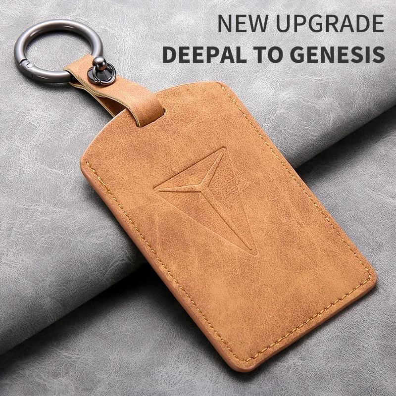 Car Key Card Case Auto Smart Key Pouch Car Key Protector Sleeve Suede For Deepal S05 S07 L07