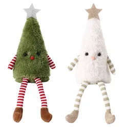 Christmas Plush Gingerbread Doll Xmas Tree Hanging Ornament Garden Party Home New Year 2024 Children Toy Gifts Navidad Natal