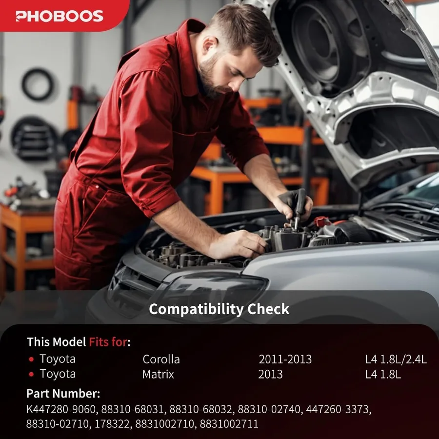 Kompresor AC dengan Kopling Kompatibel dengan Corolla 2011-2013 dan Matrix 2013 Dirancang untuk Mesin L4 1.8L dan 2.4L Menawarkan Kecepatan Tinggi