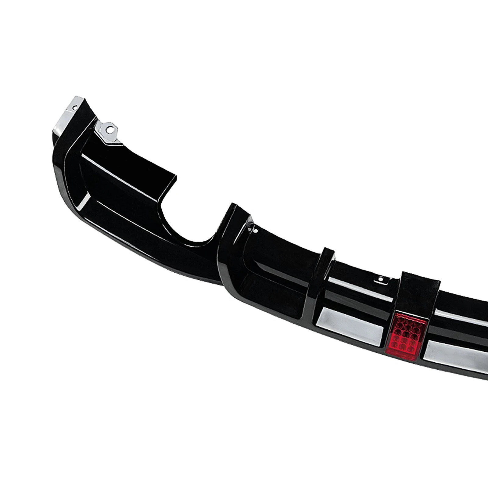 Rear Bumper Diffuser Lip For BMW F30 3-Series M-Sport 2012-2019 Gloss Black Tail Boot Spoiler Plate Body Protector Bracket Kit