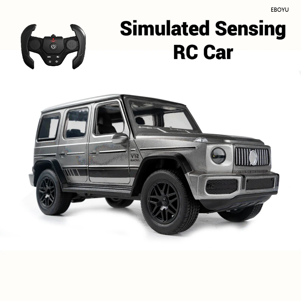 JJRC Q179 Simulated Sensing RC Car 2WD 2.4G Off-Road Vehicle w/ Cool Light Gesture Control Dynamic Music Auto Demo Toys for Kids