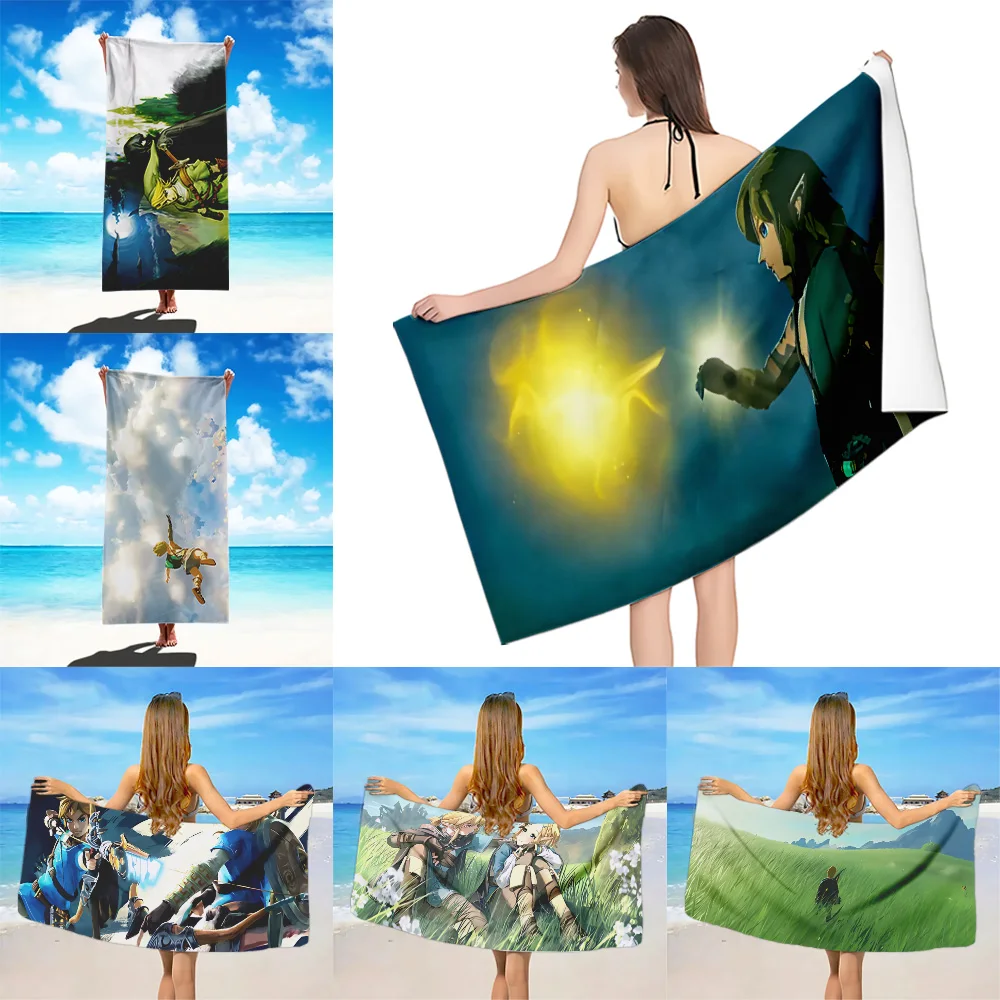 Zelda Travel Landscape Beach Towel Microfiber Sand Free Quick Dry Soft Sandproof Pool Towels Gift for Women Travel