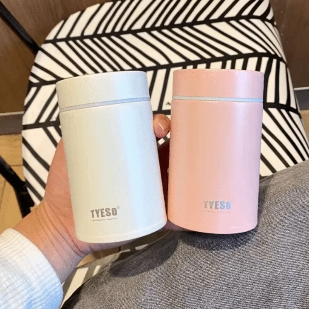 

Leak-Proof Portable Insulation Cups Large Capacity 200ML Insulated Water Bottle Portable Simple Thermos Bottle Coffee Tea